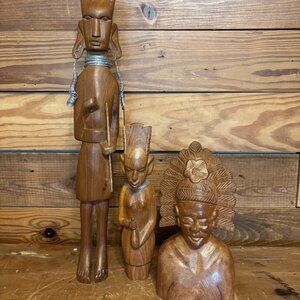Carved Wooden Natives